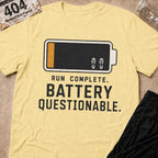 Runner Battery T-Shirt